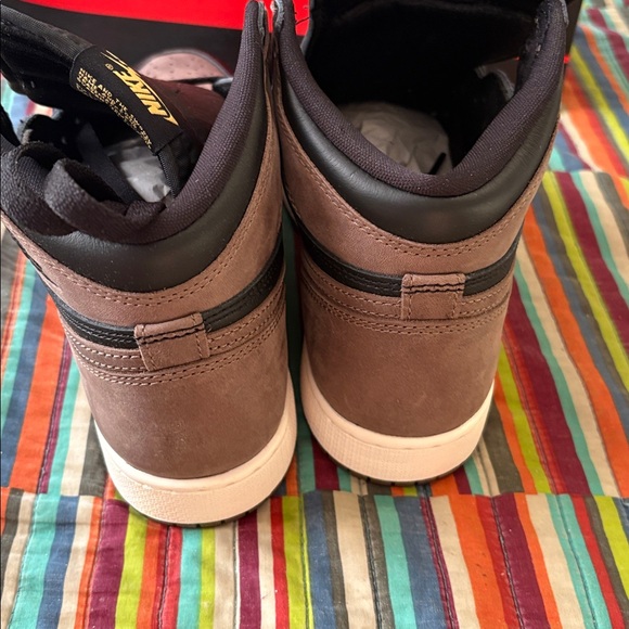 Nike Men's Black and Brown Nike Air High Palomino Mocha Brown Size 6Y New - Picture 6 of 14